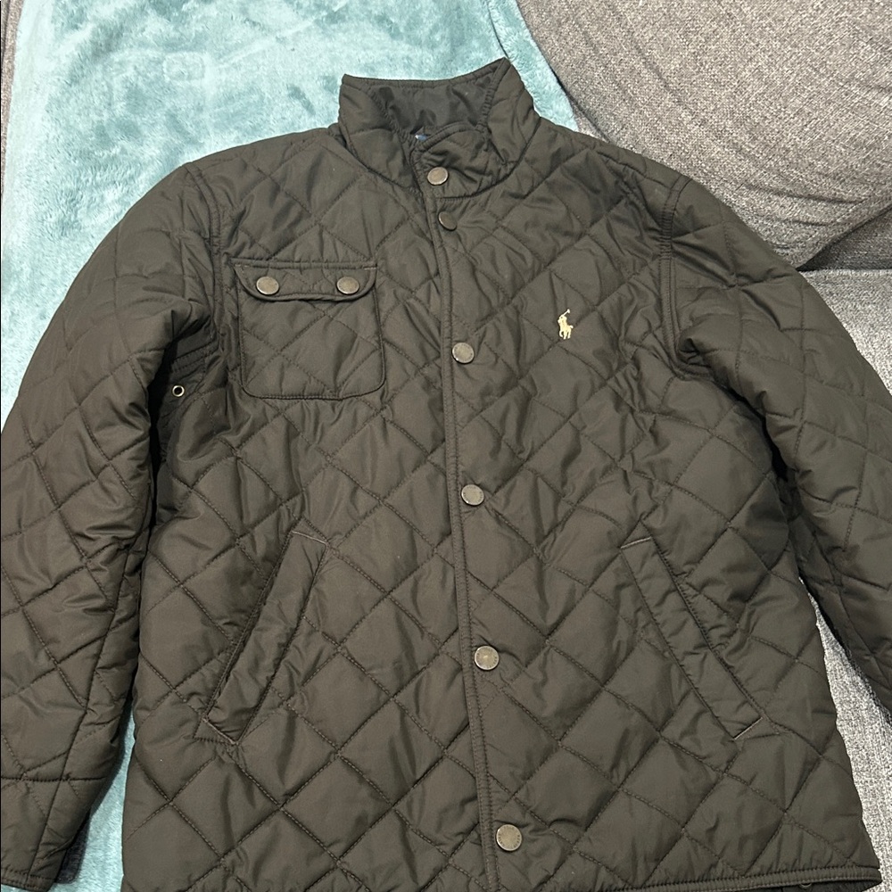 Ralph Lauren Quilted Shirt Jacket in Black,firm price - Picture 10 of 16